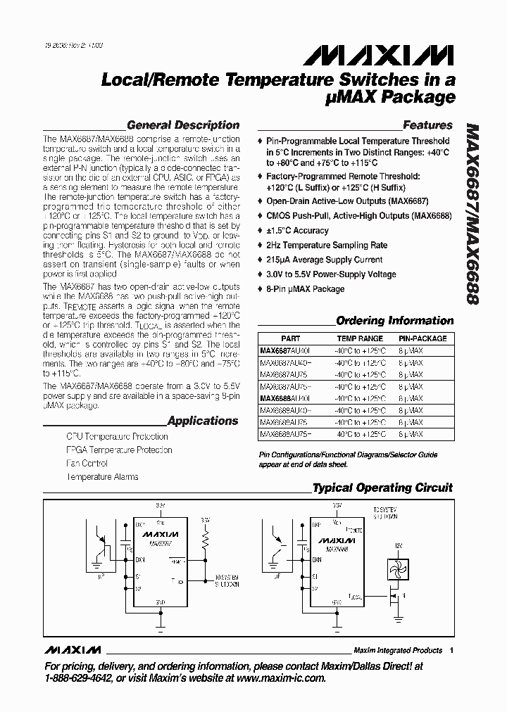 MAX6688AU40H_4245776.PDF Datasheet