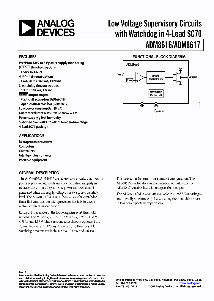 ADM8616WCYAKSZ-RL7_4249982.PDF Datasheet