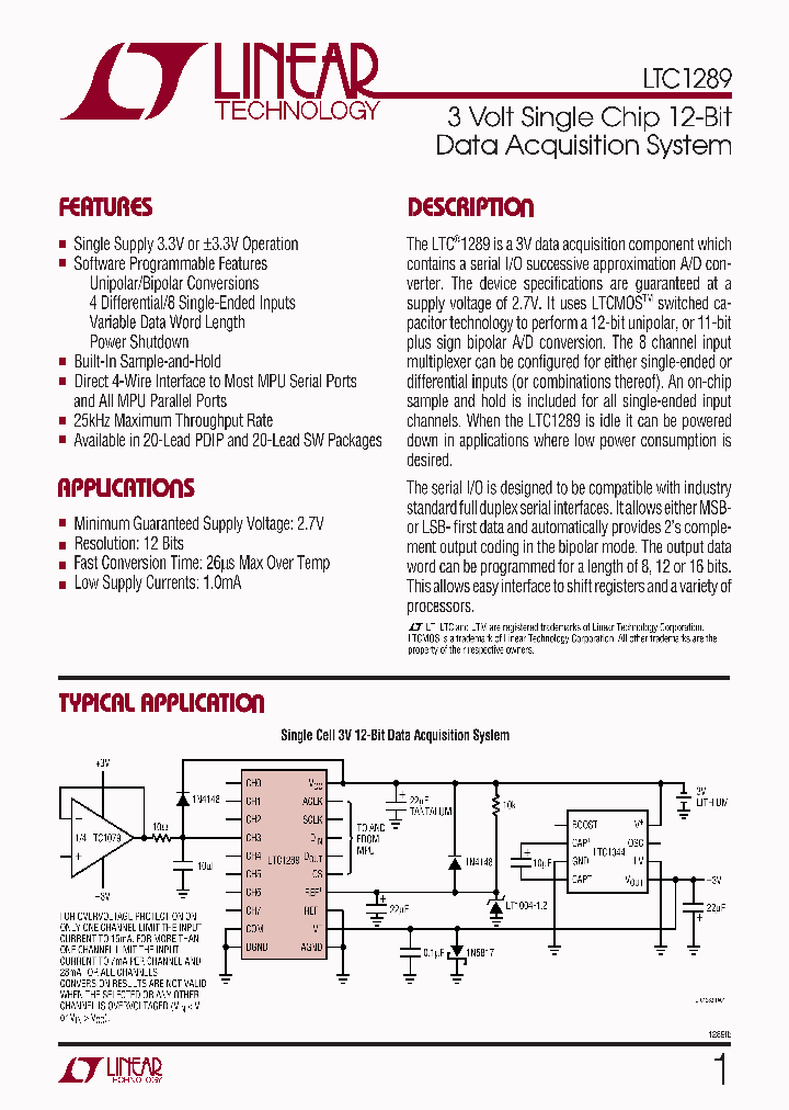 LTC1289CCSWTRPBF_4251370.PDF Datasheet