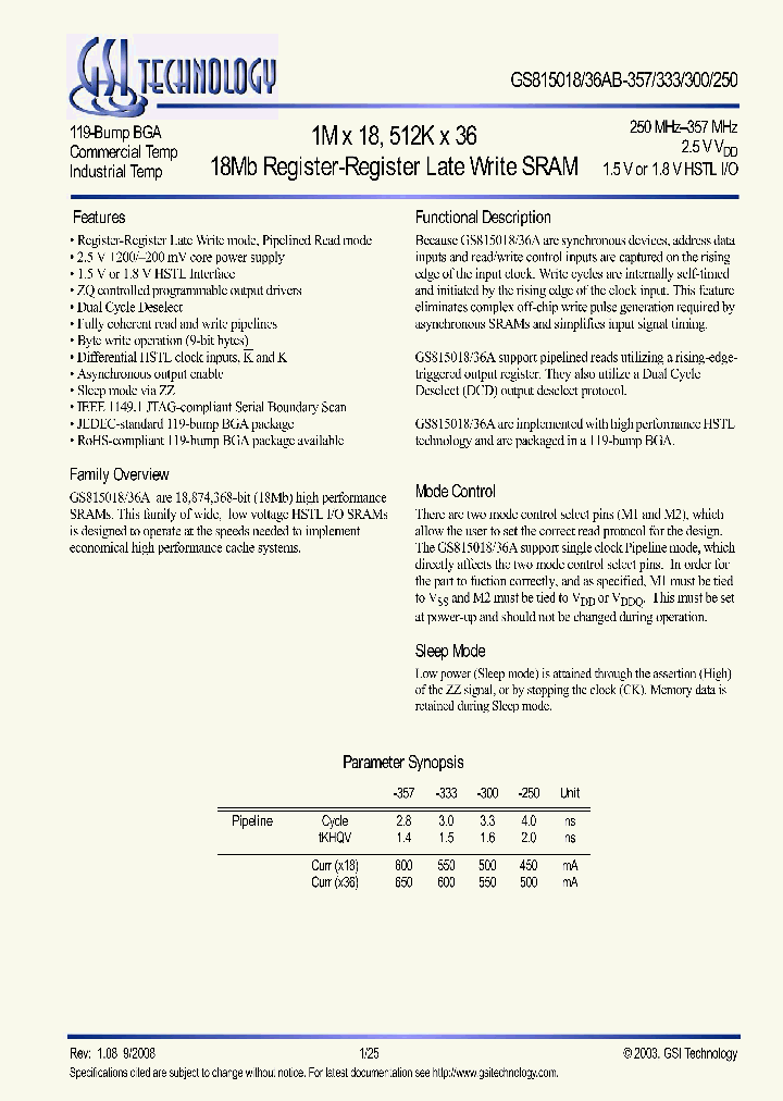 GS815018AB-250_4254479.PDF Datasheet