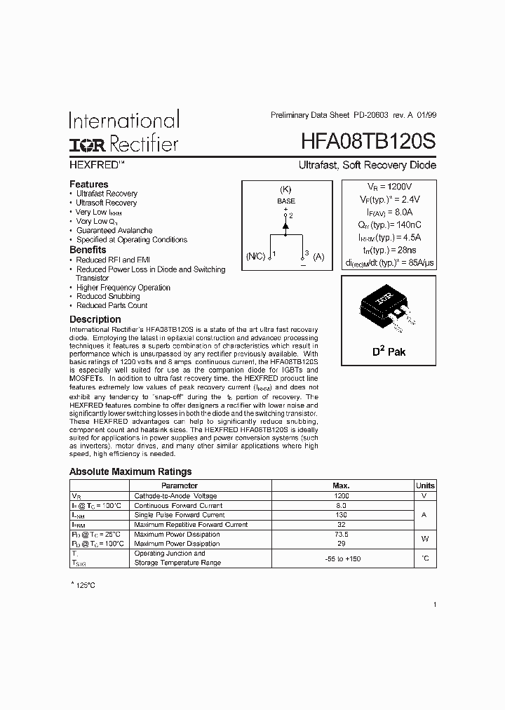 HFA08TB120S_4256720.PDF Datasheet