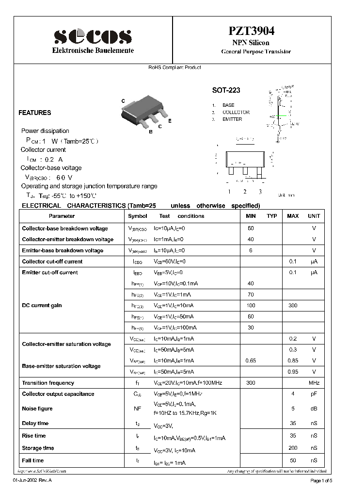 PZT3904_4269869.PDF Datasheet