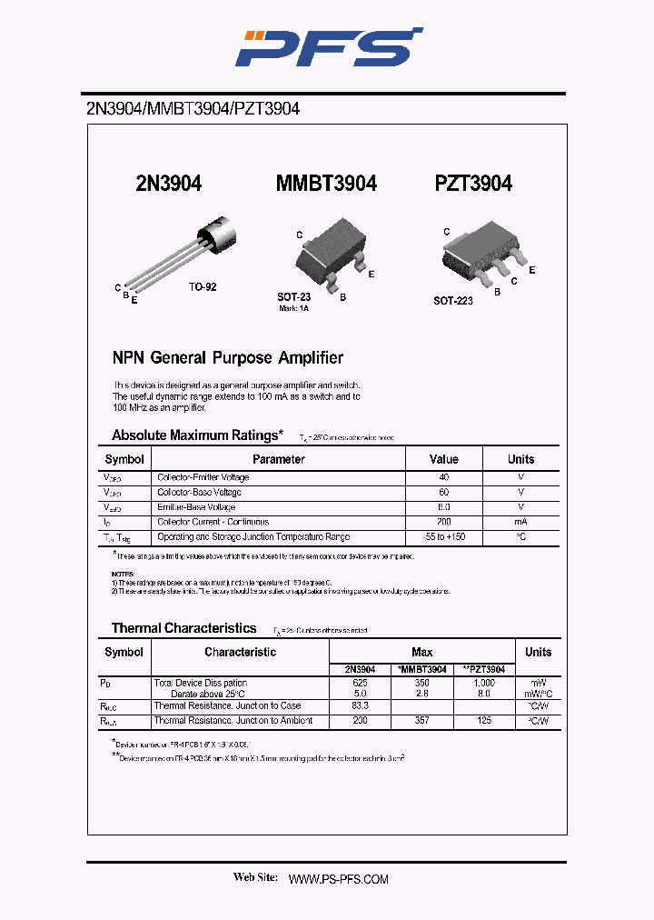PZT3904_4269868.PDF Datasheet
