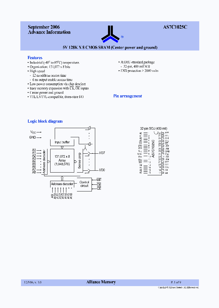AS7C1025C_4269569.PDF Datasheet