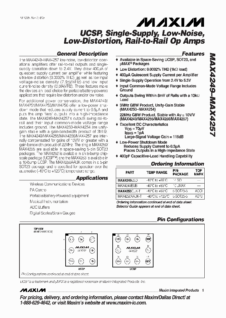 MAX4251ESA-T_4252651.PDF Datasheet