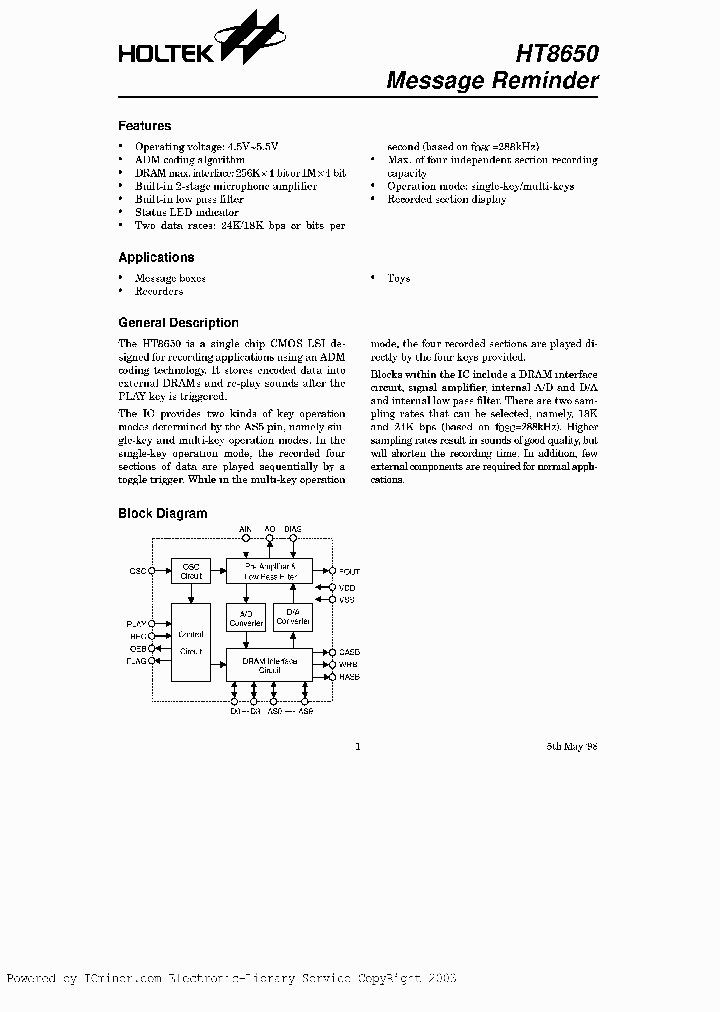 HT865028SDIP_4249819.PDF Datasheet