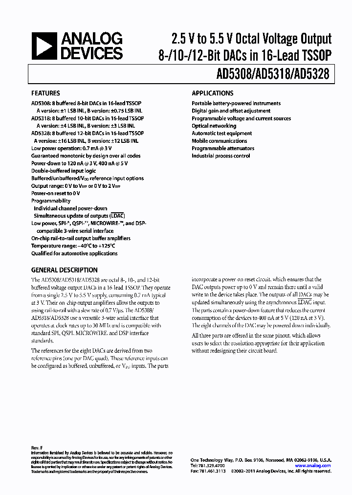 AD5318ARU-REEL7_4257609.PDF Datasheet