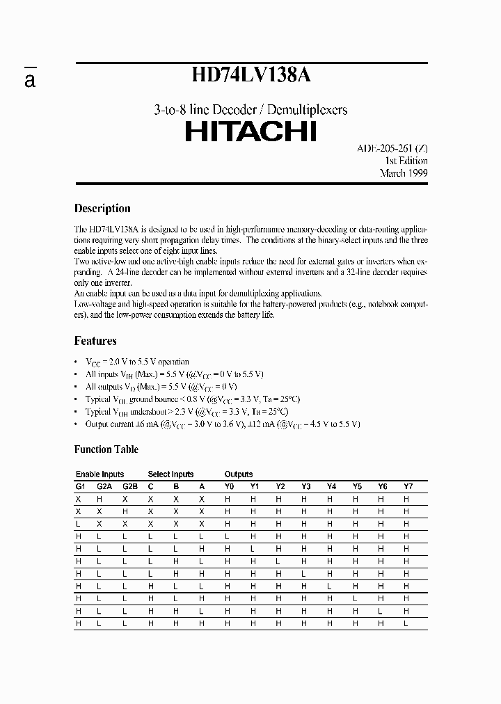 HD74LV138AT_4258525.PDF Datasheet