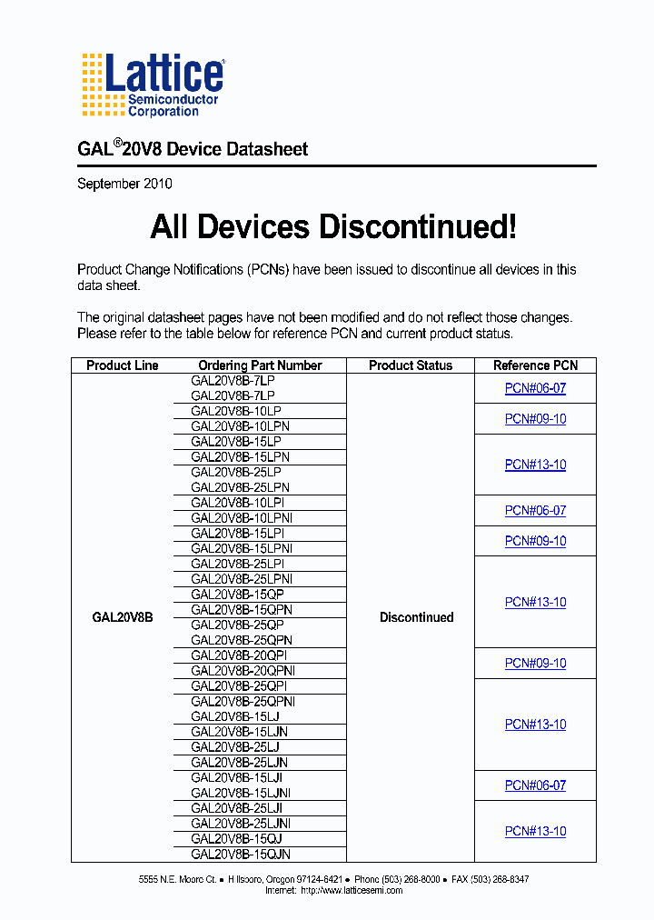 GAL20V8B-7LPN_4260691.PDF Datasheet