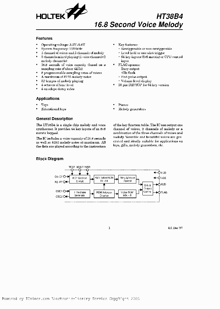 HT38B428DIP_4261063.PDF Datasheet