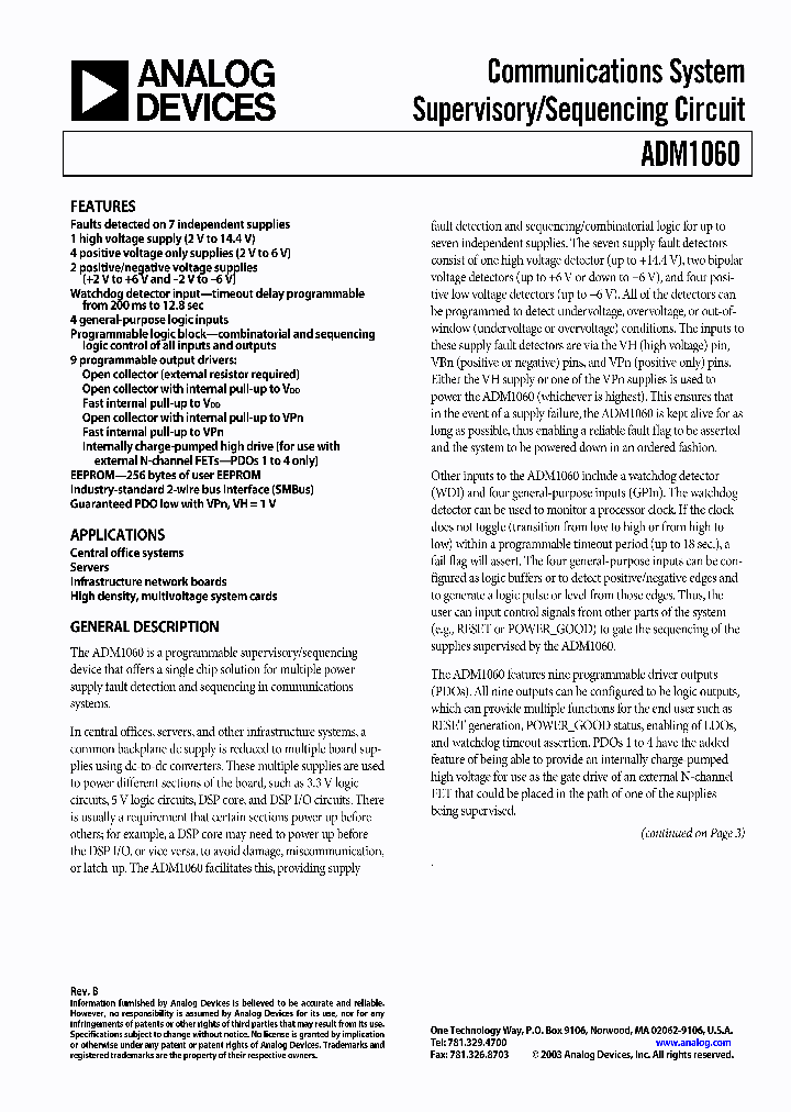 ADM1060ARU_4270465.PDF Datasheet