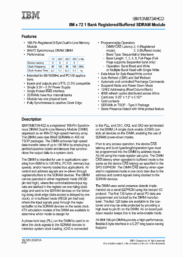 IBM13M8734HCD_4273888.PDF Datasheet