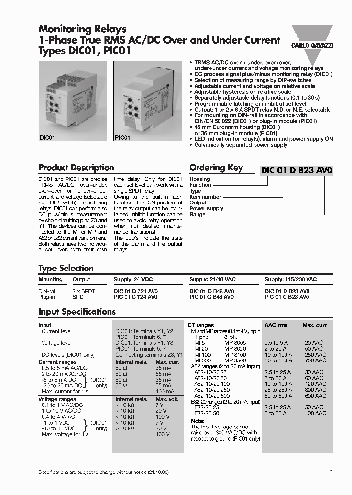 PIC01C724AV0_4271884.PDF Datasheet