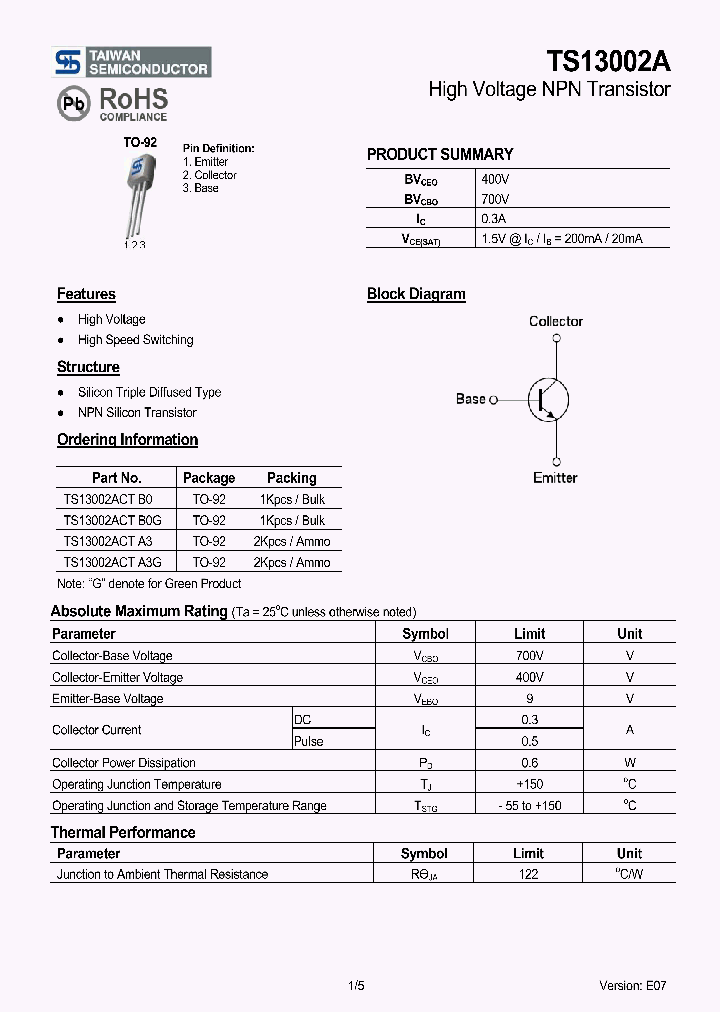 TS13002ACTA3G_4275810.PDF Datasheet