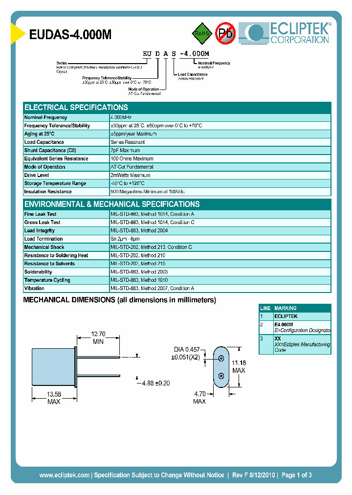 EUDAS-4000M_4277659.PDF Datasheet