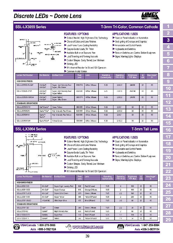 SSL-LX3059SISUGW_4278999.PDF Datasheet