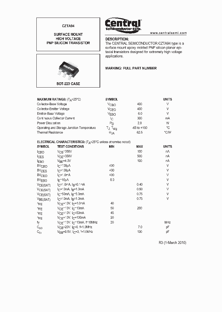 CZTA9410_4279789.PDF Datasheet