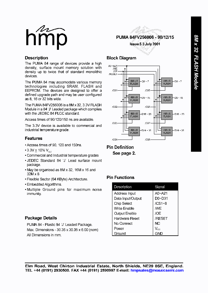 PUMA84FV256006-12_4280172.PDF Datasheet