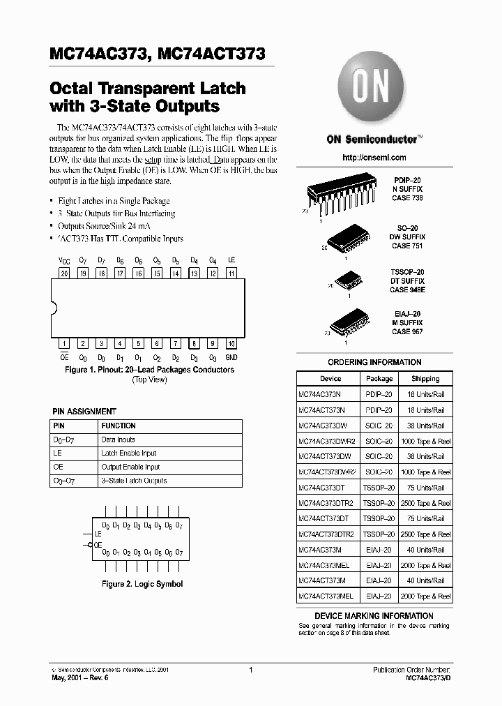 MC74AC373-D_4281676.PDF Datasheet