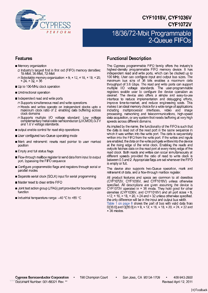 CYF1018V_4284622.PDF Datasheet