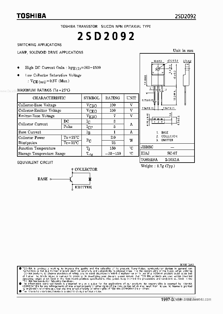 D2092_4284753.PDF Datasheet