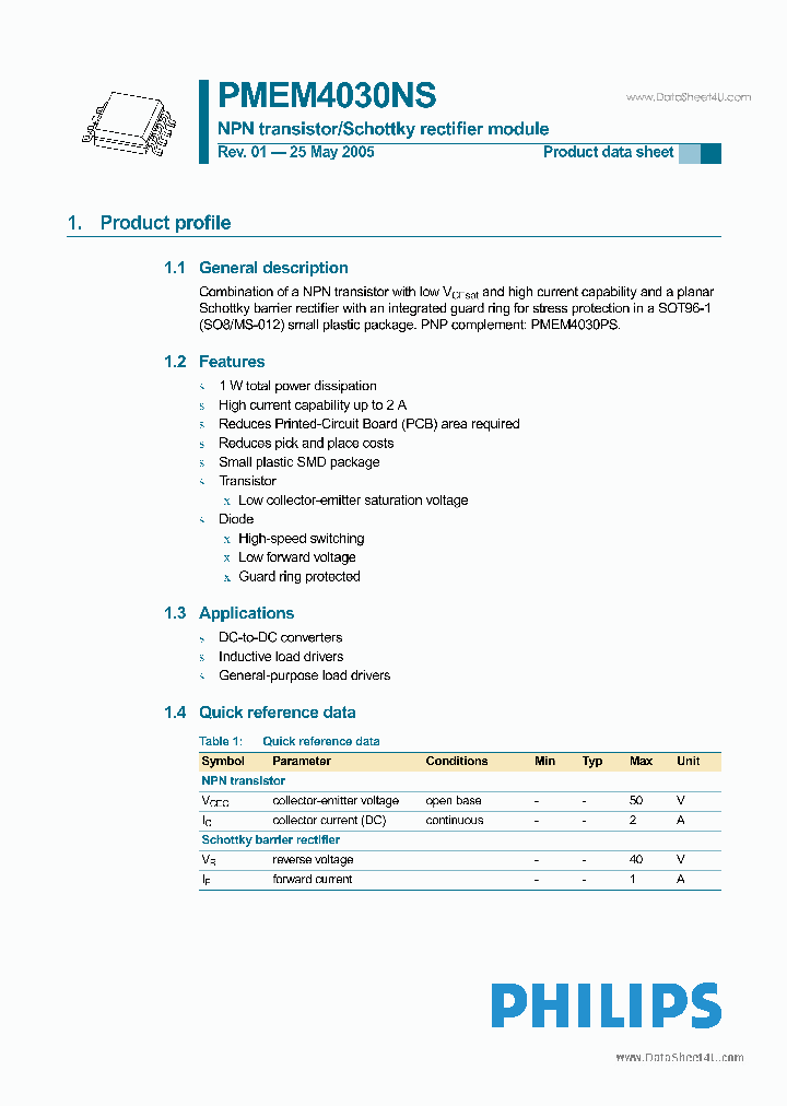PMEM4030NS_4284758.PDF Datasheet