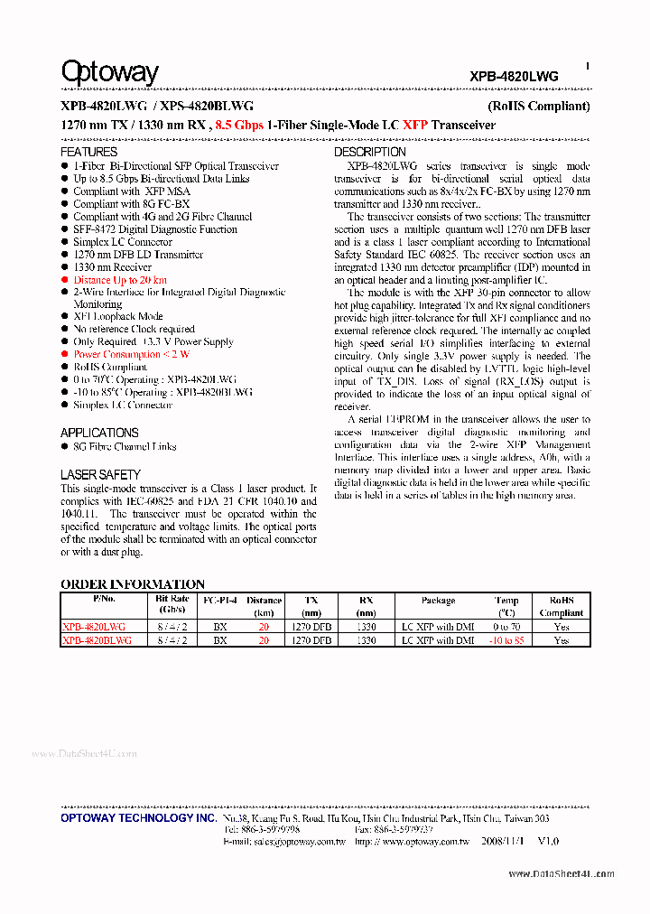XPB-4820LWG_4285835.PDF Datasheet