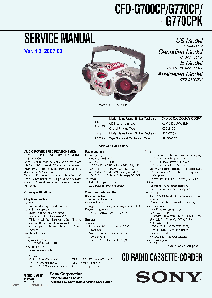 CFD-G700CP_4286937.PDF Datasheet