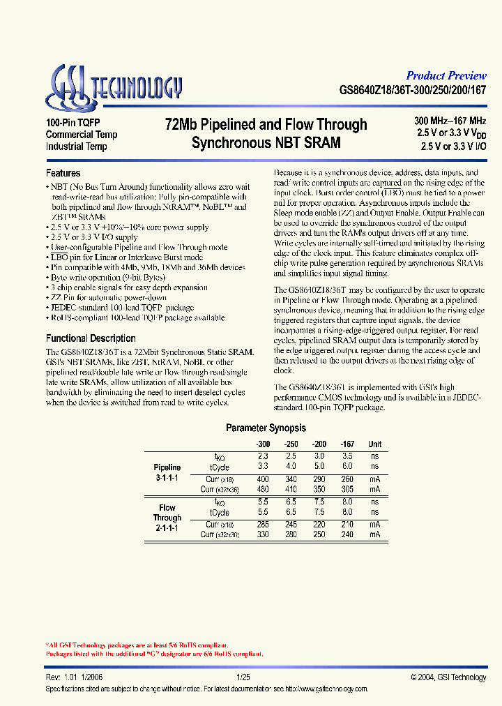 GS8640Z18T-167I_4287374.PDF Datasheet