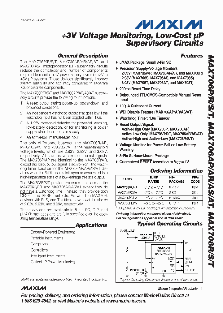 MAX708TEUA-T_4287968.PDF Datasheet