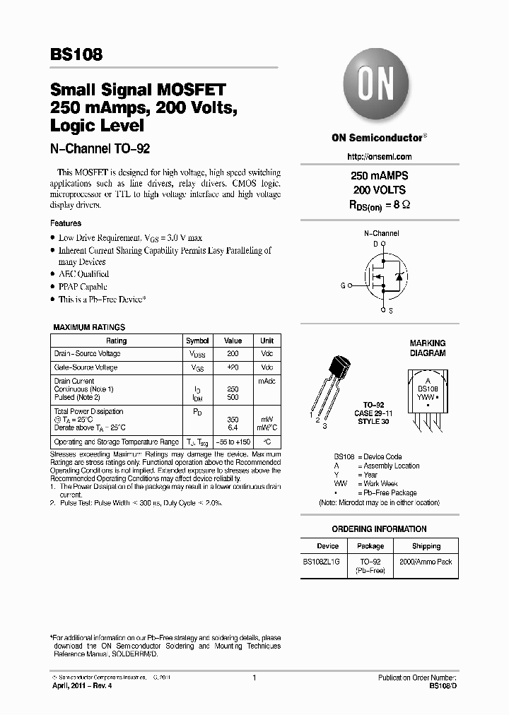 BS108ZL1G_4288833.PDF Datasheet
