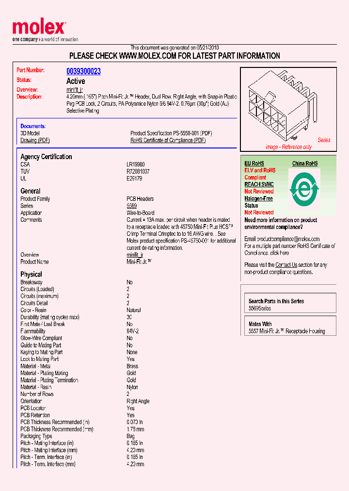 39-30-0023_4294142.PDF Datasheet
