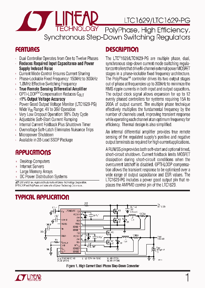 LTC1629CGTRPBF_4294476.PDF Datasheet