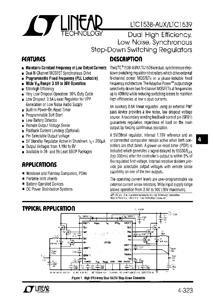 LTC1539IGWPBF_4296669.PDF Datasheet