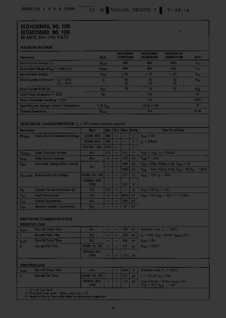 IXGH20N90_4300474.PDF Datasheet