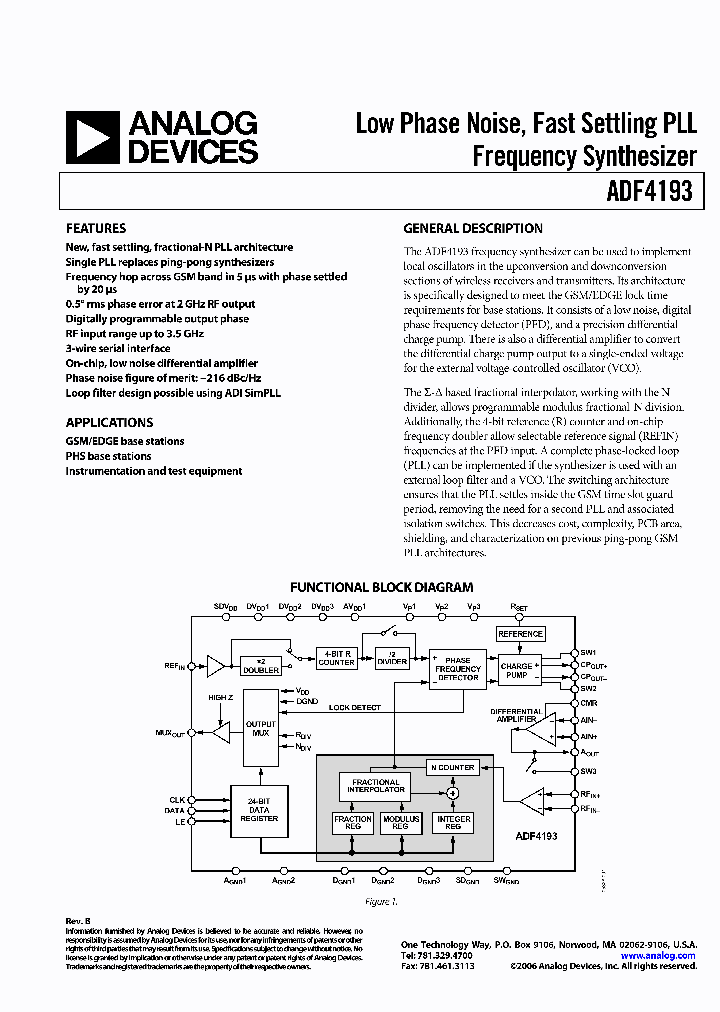 ADF4193BCPZ_4301688.PDF Datasheet