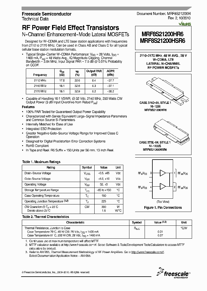 MRF8S21200HSR6_4305627.PDF Datasheet