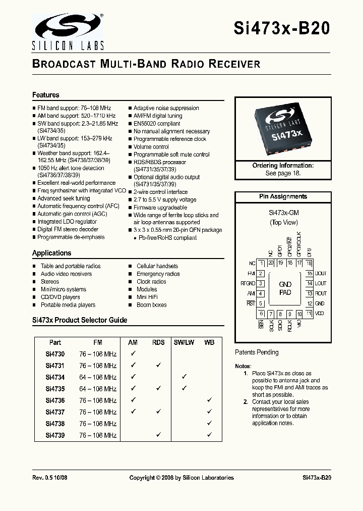 SI4739-B20-GM_4299881.PDF Datasheet