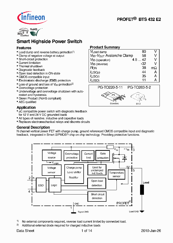 BTS432E210_4305446.PDF Datasheet