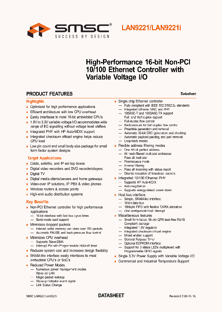LAN9221I-ABZJ_4306281.PDF Datasheet