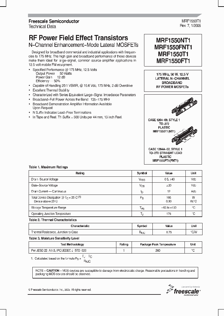 MRF1550T1_4307180.PDF Datasheet