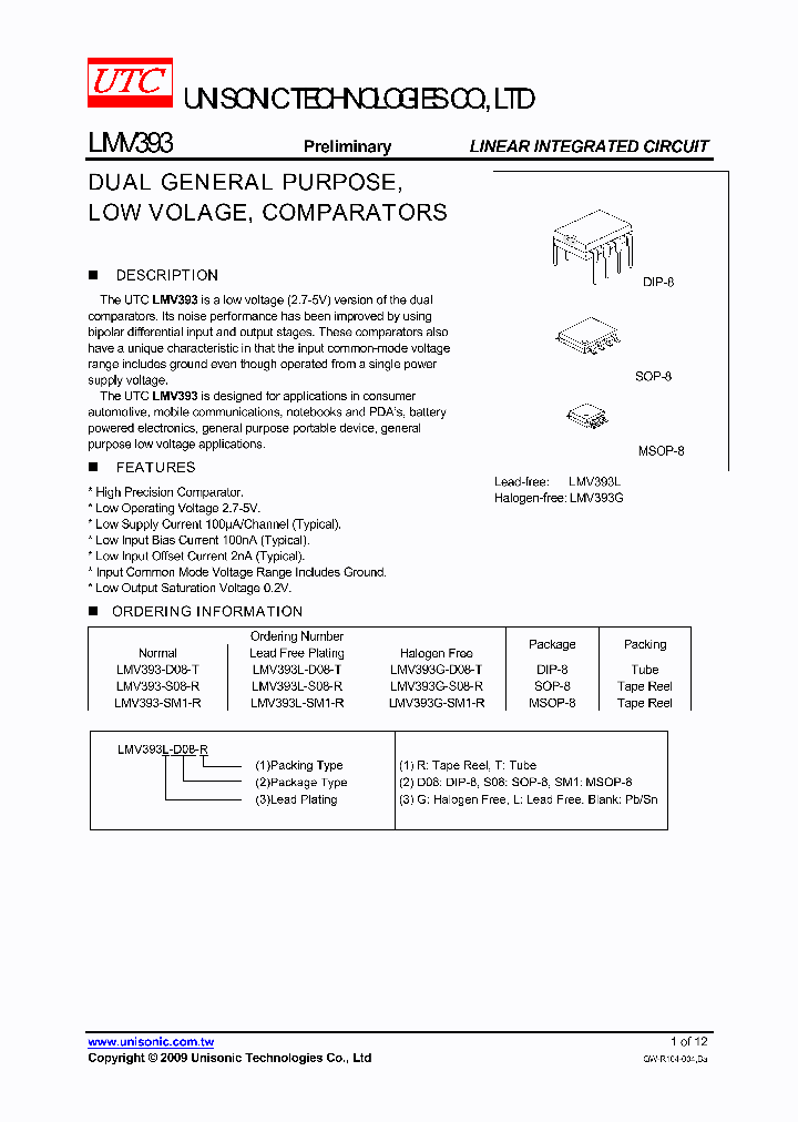 LMV393L-SM1-R_4305052.PDF Datasheet