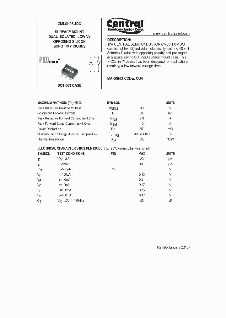 CMLSH05-4DO10_4309721.PDF Datasheet