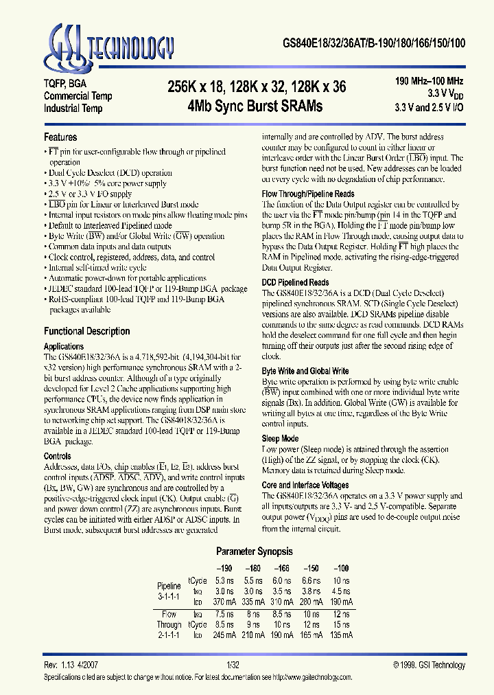 GS840E18AB-190_4310636.PDF Datasheet