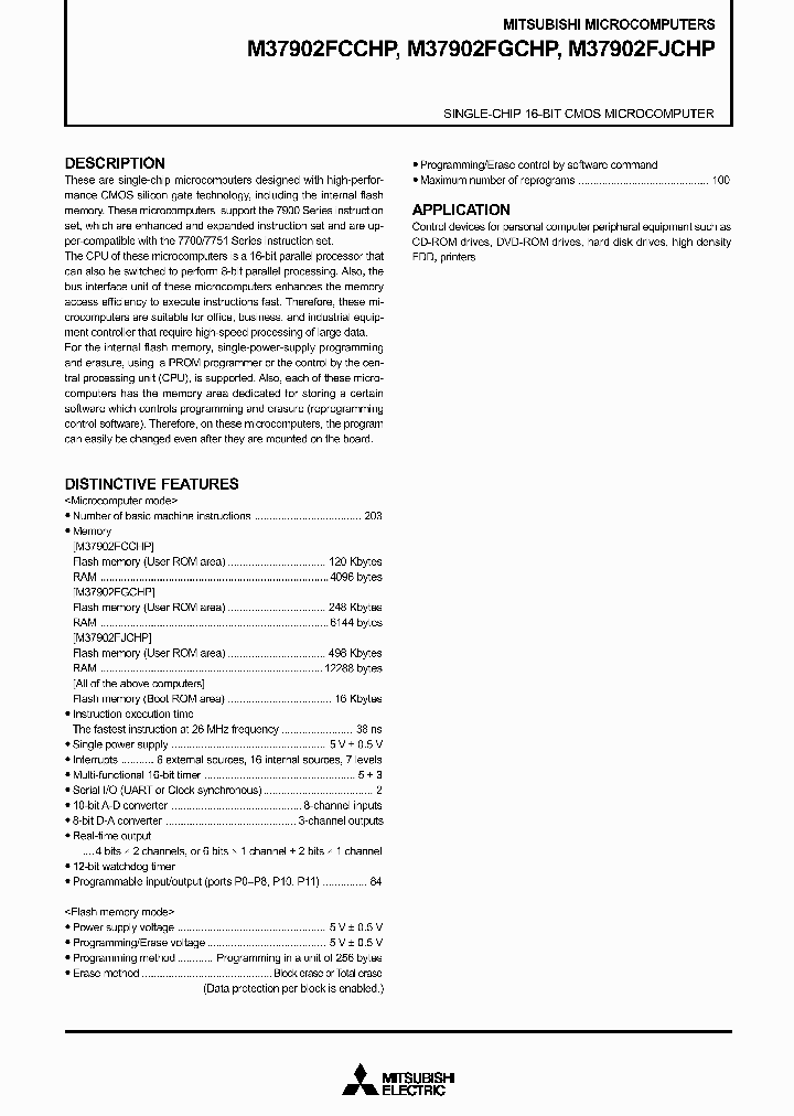 M37902FGCGP_4308719.PDF Datasheet