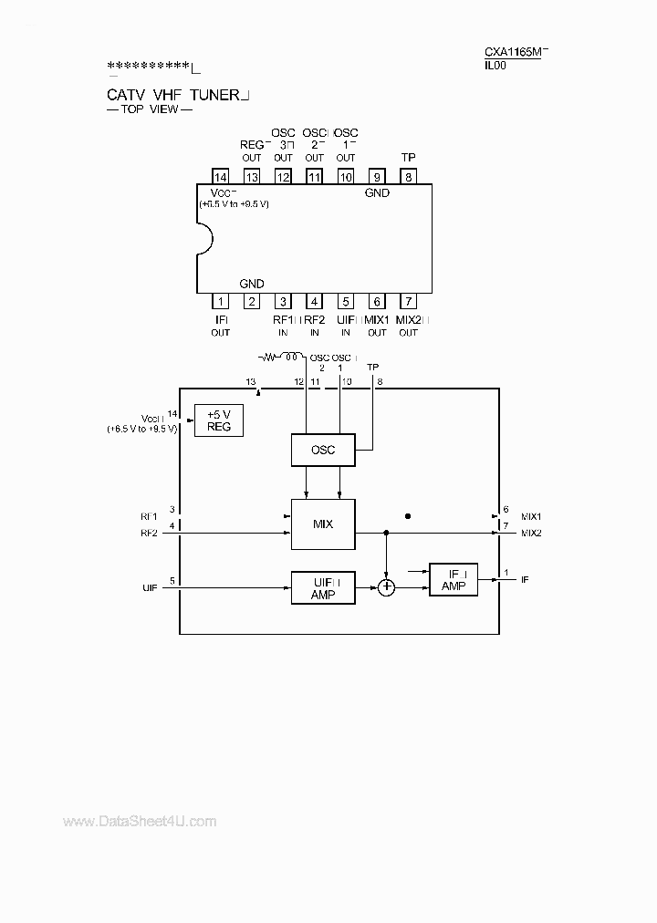 CXA1165M_4313633.PDF Datasheet
