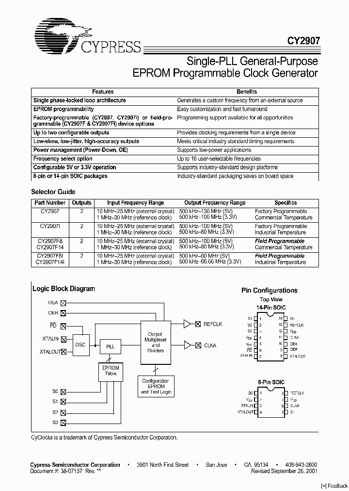 CY2907F14IT_4315052.PDF Datasheet