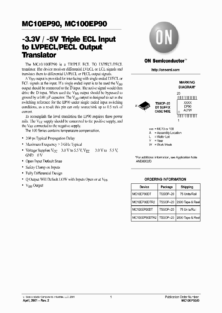 MC10EP90-D_4316495.PDF Datasheet