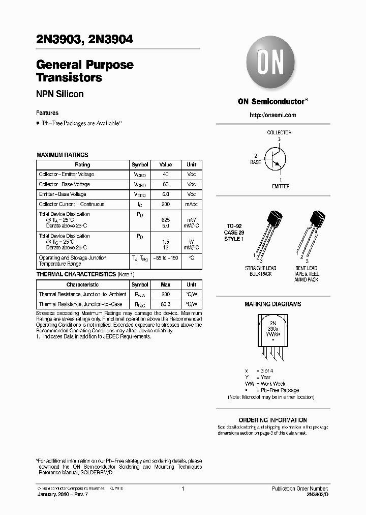 2N3904RLRPG_4317104.PDF Datasheet