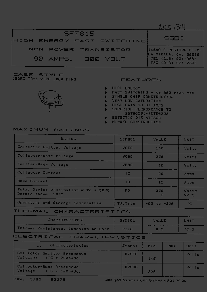 SFT815_4317155.PDF Datasheet
